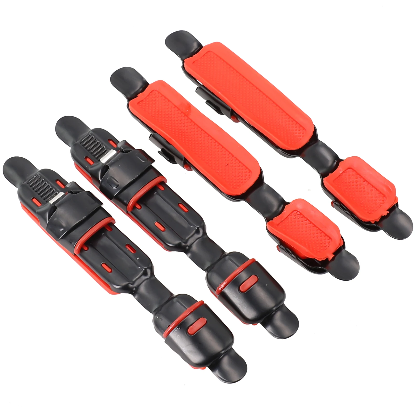 

4pcs Fishing Reel Seats Reel Deck Rod Clip Rod Clip Fishing Rod Fishing Boat Booth Red Bottom Rubber Washer Fishing Accessories