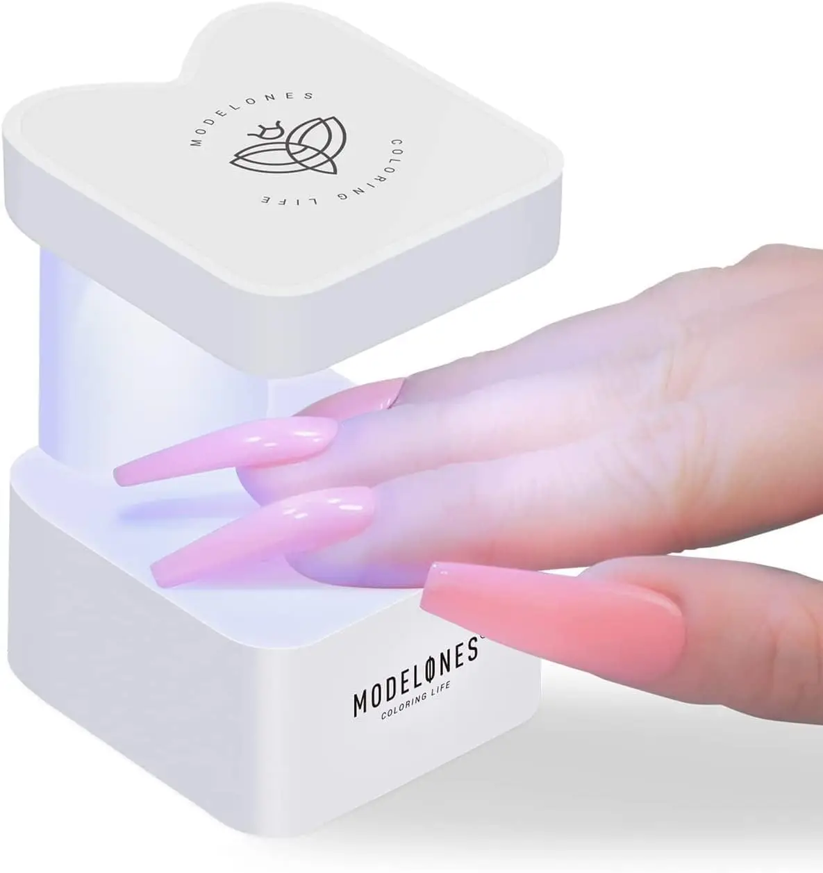

modelones Mini UV Light for Gel Nails, UV Nail Lamp, Nail Light with 2 Timers for Fast Curing Gel Polish Nails, Portable LED USB