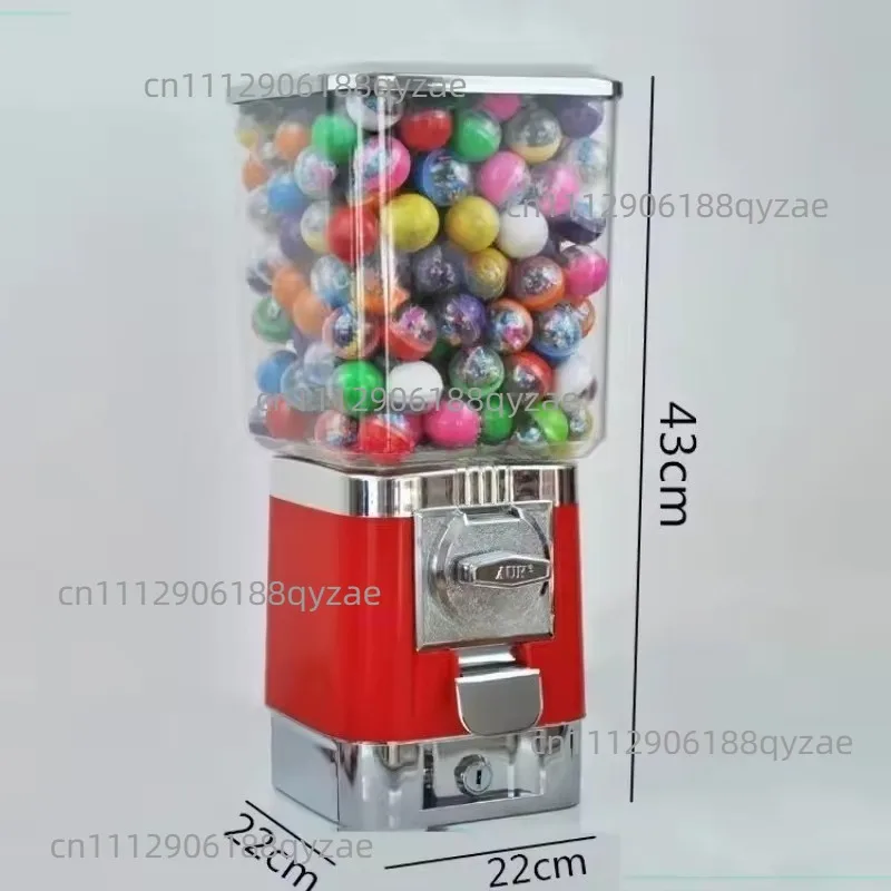 Bounce ball vending machine with coin box GV18F, candy vending machine