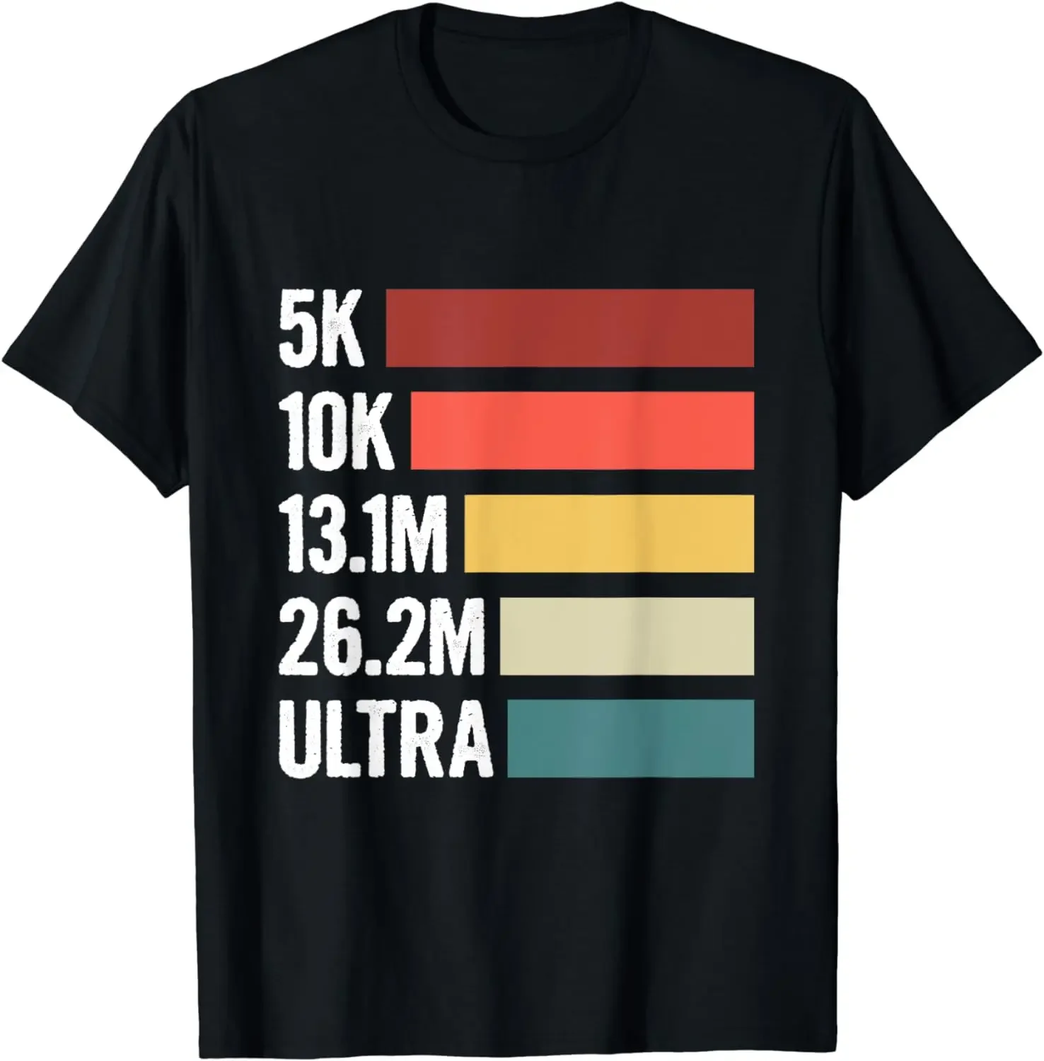 Letnia odzież męska Streetwear graficzne koszulki z krótkim rękawem zabawny prezent urodzinowy cytat ultramatonowy dla Ultra Marathon Runner T-Shirt