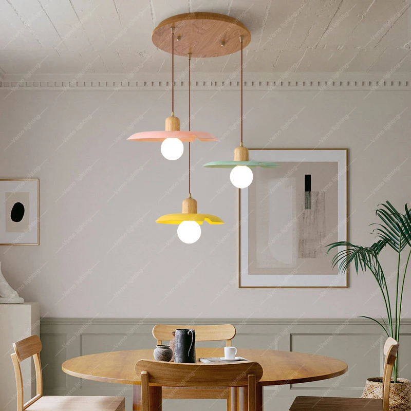 

Scandinavian simple modern restaurant pendant lamp Danish design creativity Macaron art cafe office bar shop home stay lamp