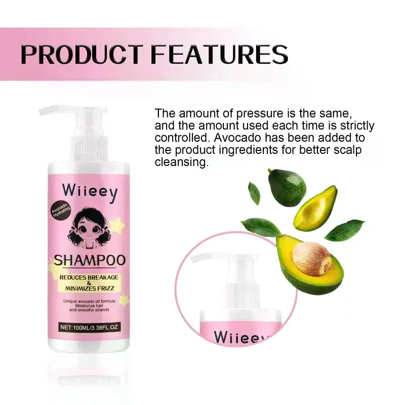 Shampoo Gently Cleanses Reduces Breakage Minimizes Frizz