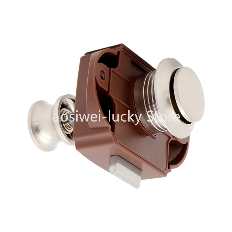 Camper Auto Push Lock Rv Caravan Boot Motor Latch Button Locks Möbel Schublade Latch Türschloss Hardware