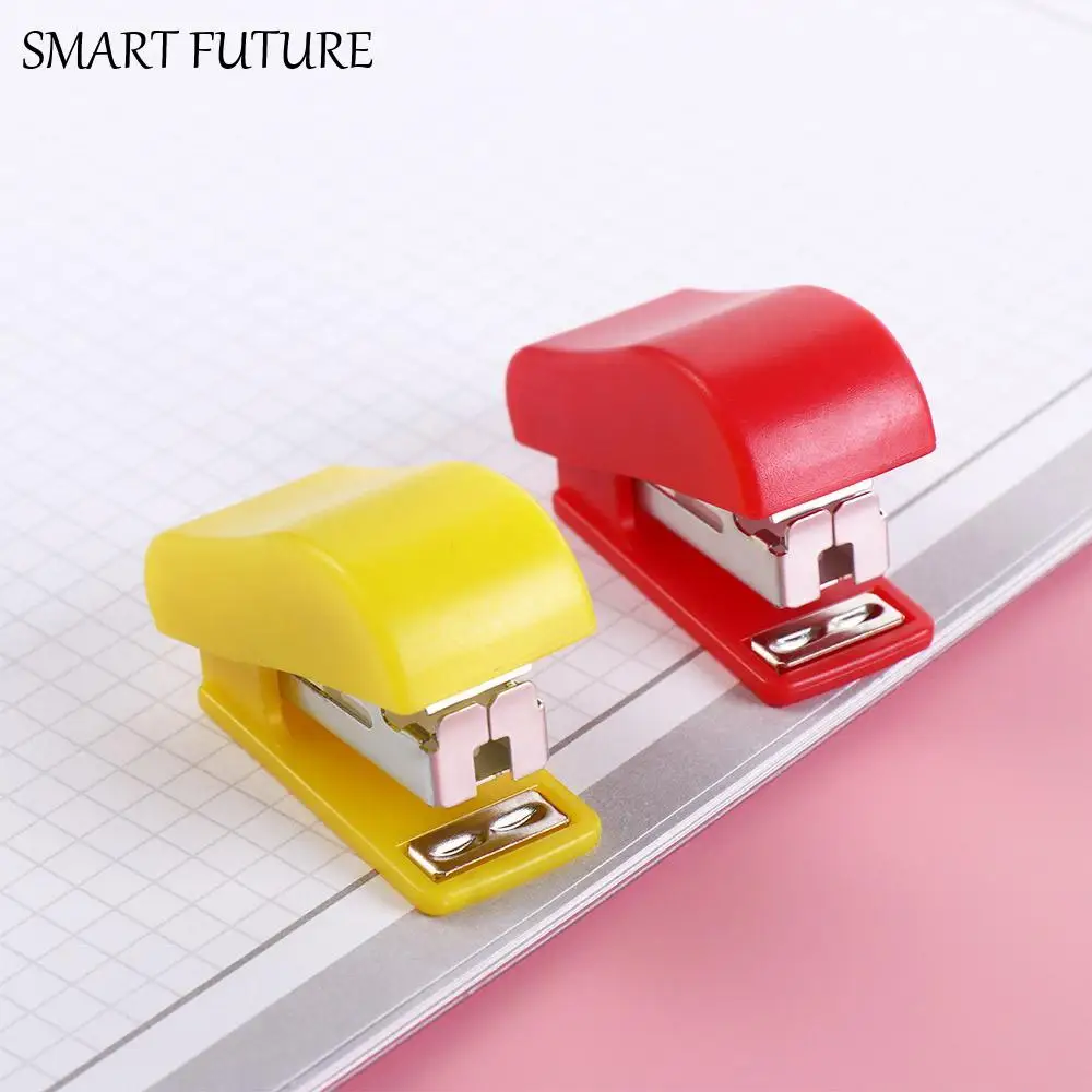 Pocket Effortless Labor-Saving Stapler Set Small Paper Binding Bookbinding Machine Fixing Paper Stapling Tools Teacher