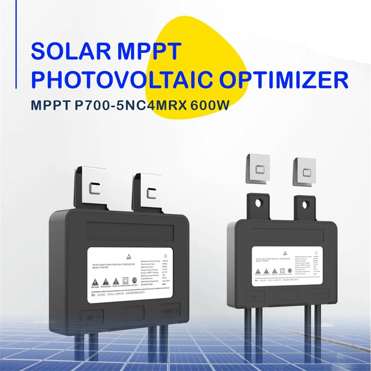

A01R 600 Вт MPPT оптимизатор мощности Встроенный оптимизатор фотоэлектрической мощности IP67 Мониторинг солнечной панели Ограничение напряжения против точки доступа