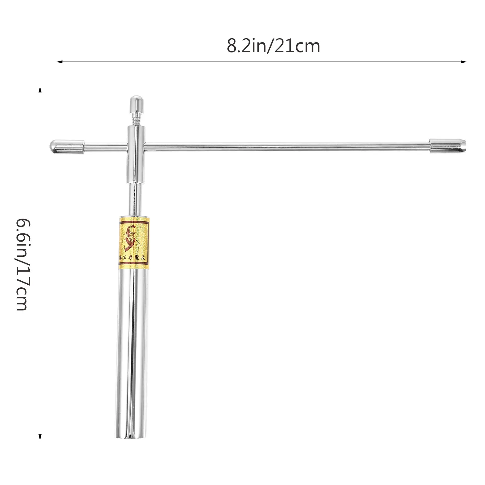 1Set Copper Water Divining Rod Feng Shui Dowsing Rod Portable Lightweight Detection Probe Feng Shui Detection Tool