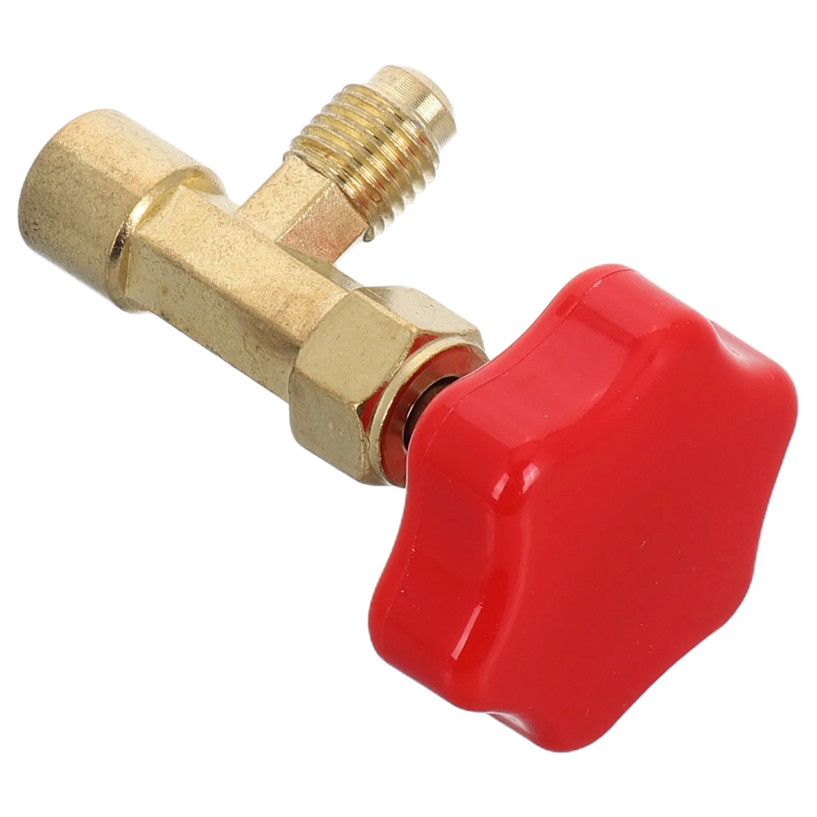

Refrigerant Valve Air Conditioning Liquid Safety Valves Brass Ball Conditioner Charge Can Tap Tool