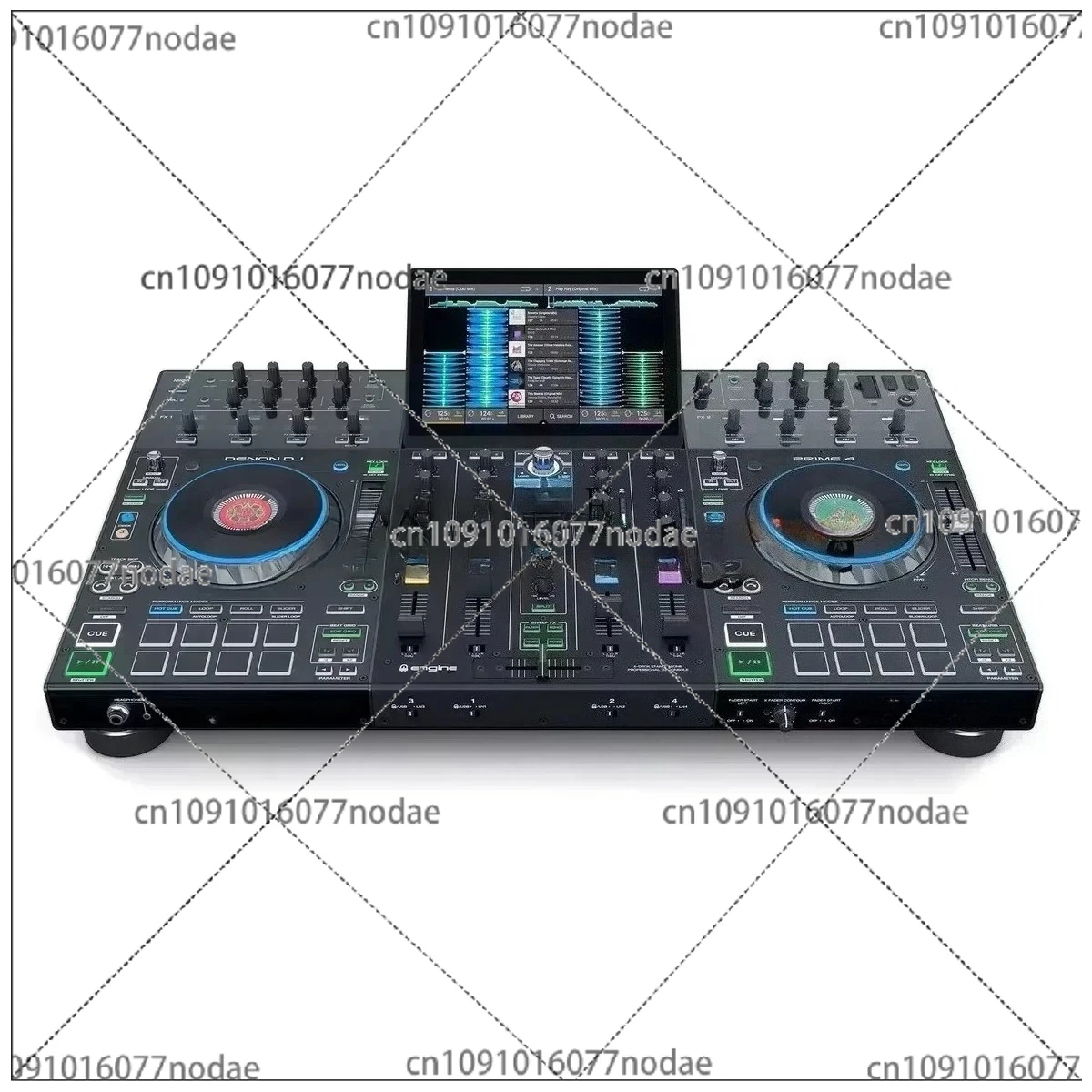 

New 4 4-Deck Standalone DJ Controller System W 10" Touchscreen