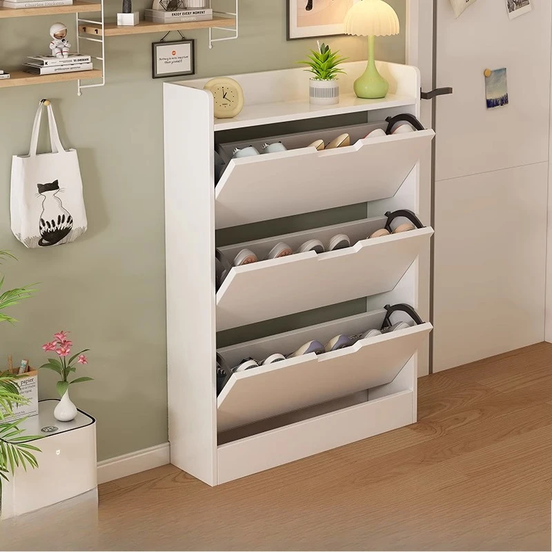 

Beautiful Tall Shoe Cabinet Strong Metal Drawer Space Saving Shoe Cabinet Modern Storage Armario De Zapatos Furniture For Home