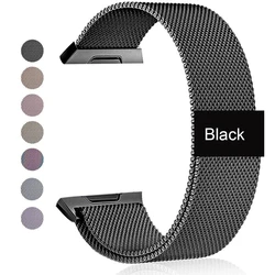 Magnetic Loop Straps For Fitbit Ionic Smart Watch Band Metal Bracelet Stainless Steel S/L Replace Belt For Fitbit Ionic Correa