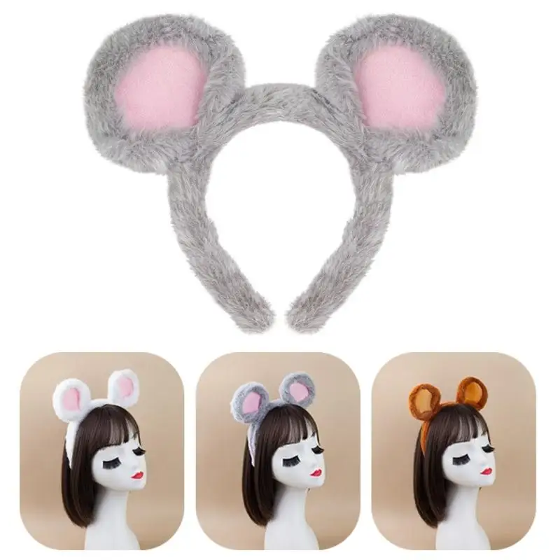 39BB Maus-Kostüm-Set, Mausohren, Stirnband mit Schwanz, Tutu-Rock, Bowite für Kinder, Halloween, Weihnachten,