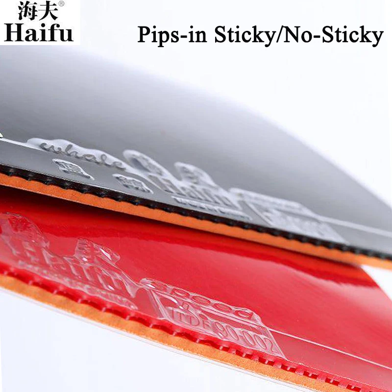 Накладка для настольного тенниса Haifu Shark/Whalie Pips-in, липкая/нелипкая, одобренная ITTF, для атакующей игры, для тренировок