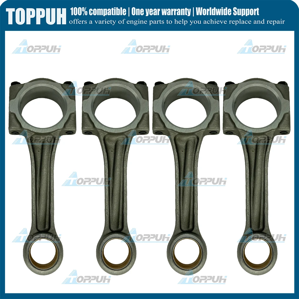 1G772-22012 Connecting Rod for Kubota V3307 V3307T V3307-DI-T Engine parts (4PCS)