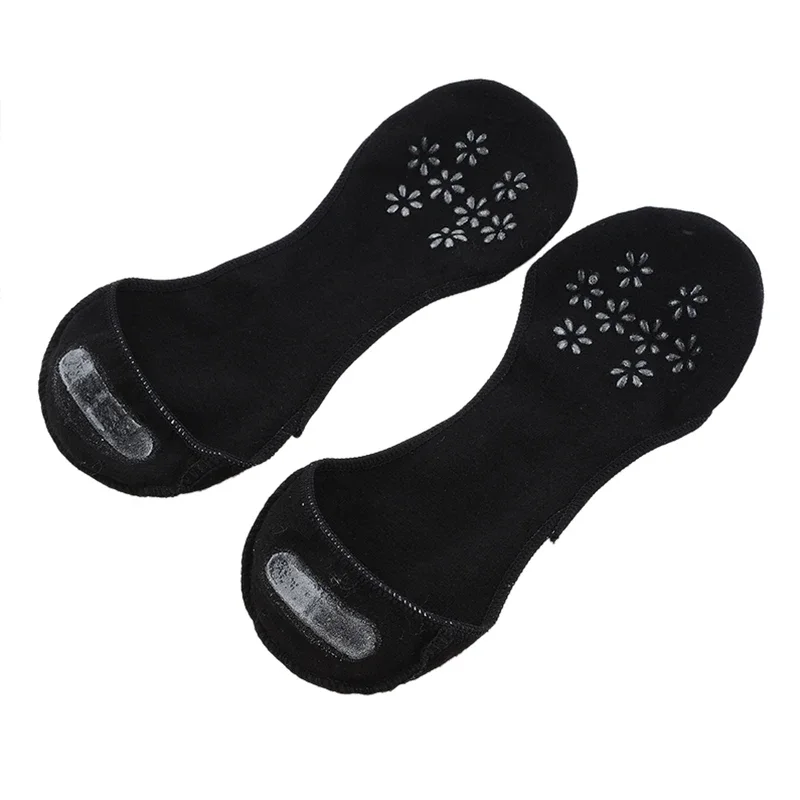 الجوارب النسائية سوبر غير مرئية لا تظهر الصيف رقيقة سيليكون عدم الانزلاق الفم الضحلة الصلبة ل عالية الكعب قارب الجوارب #6