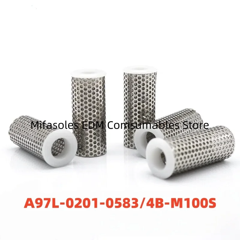 EDM Parts Sieve Filter A97L-0201-0583/4B-M100S Sieve Filter Housing Filter Rubber Cover apply For Fanuc EDM Wire Cut Machine