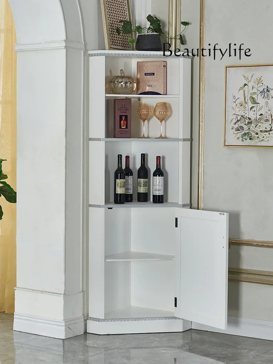 American Triangle Corner Cabinet Living Room Wall 90 Degrees Bedroom Corner Storage Storage Locker