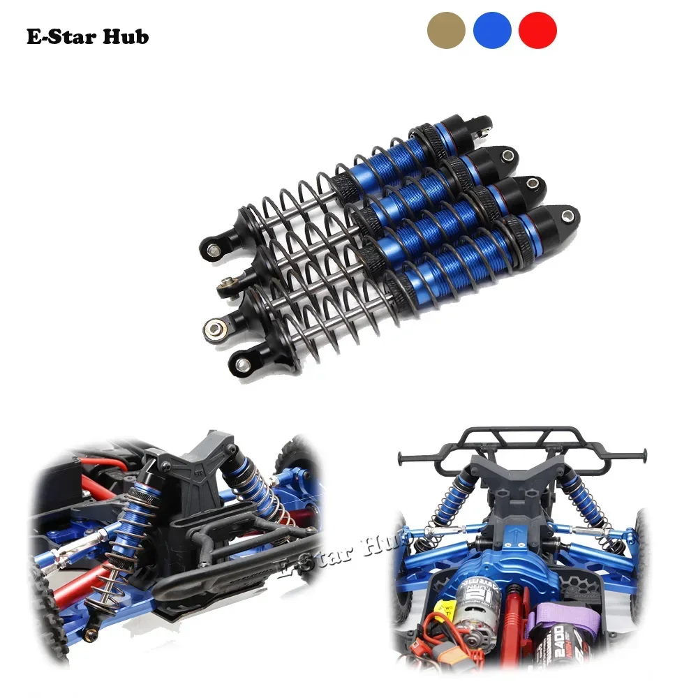 Front and Rear Metal Shock Absorbers for  Arrma 1/10 Granite Senton Big Rock Vorteks Typhon Upgrade Parts Kit RC Car