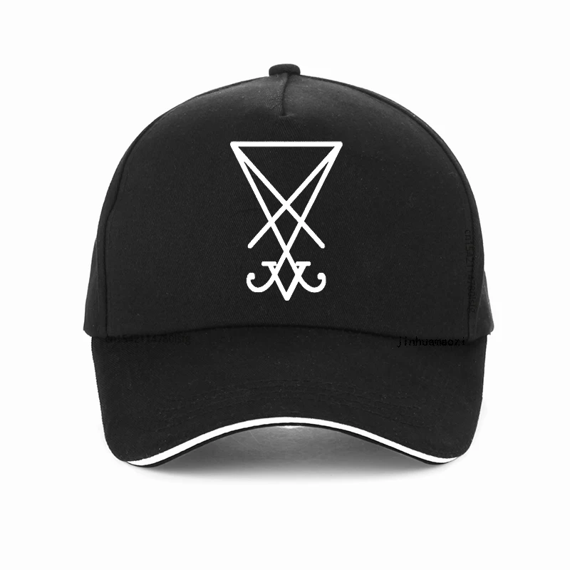 

Sigil Church of Satan men hat Lucifer LaVey Hidden Devil Baseball Cap Sigeal Sigil De Lucifer Unisex Adjustable Snapback hats
