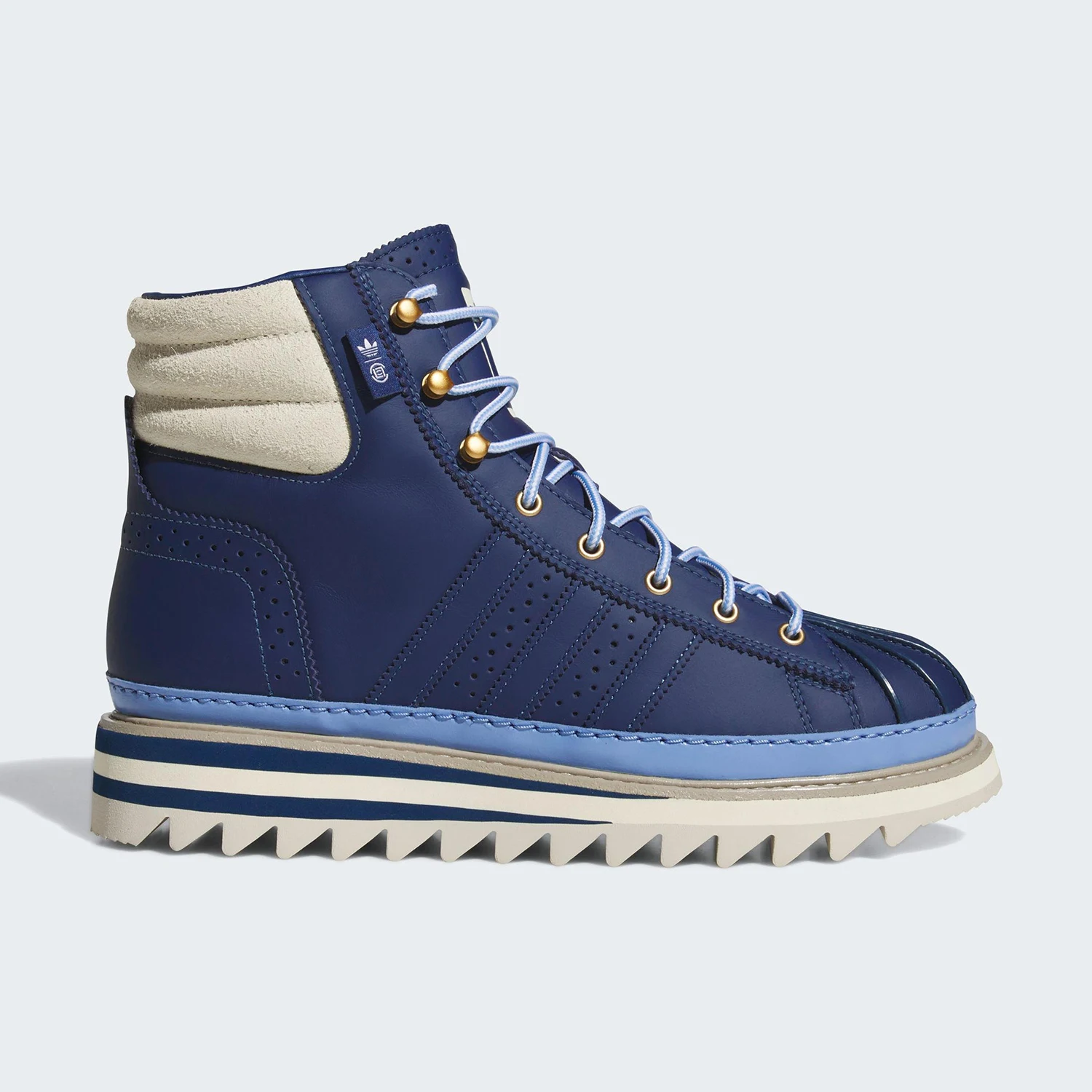 Adidas genuine clover men's and women's classic wear-resistant high top sports shoes JQ1260