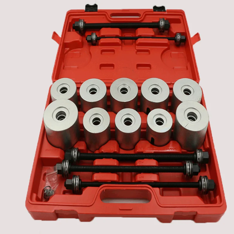 

27 Set Of Iron Sleeve Dismounting Tools For All Vehicles Screw Rod Type Rear Axle Bushing Installation Tools