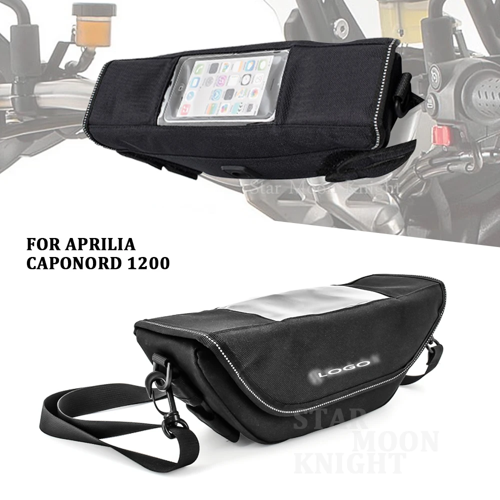 

Motorcycle Handlebar navigation GPS Waterproof Bag Travel Bag For Aprilia Caponord 1200 Rally ABS Caponord1200 storage bag