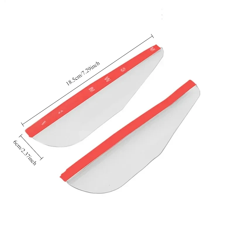 Universal 2Pcs Car Rearview Mirror Rain Eyebrow for Ford focus 2 3 mk2 mk3 party mondeo mk4 ranger mustang fusion fiesta mk7 s
