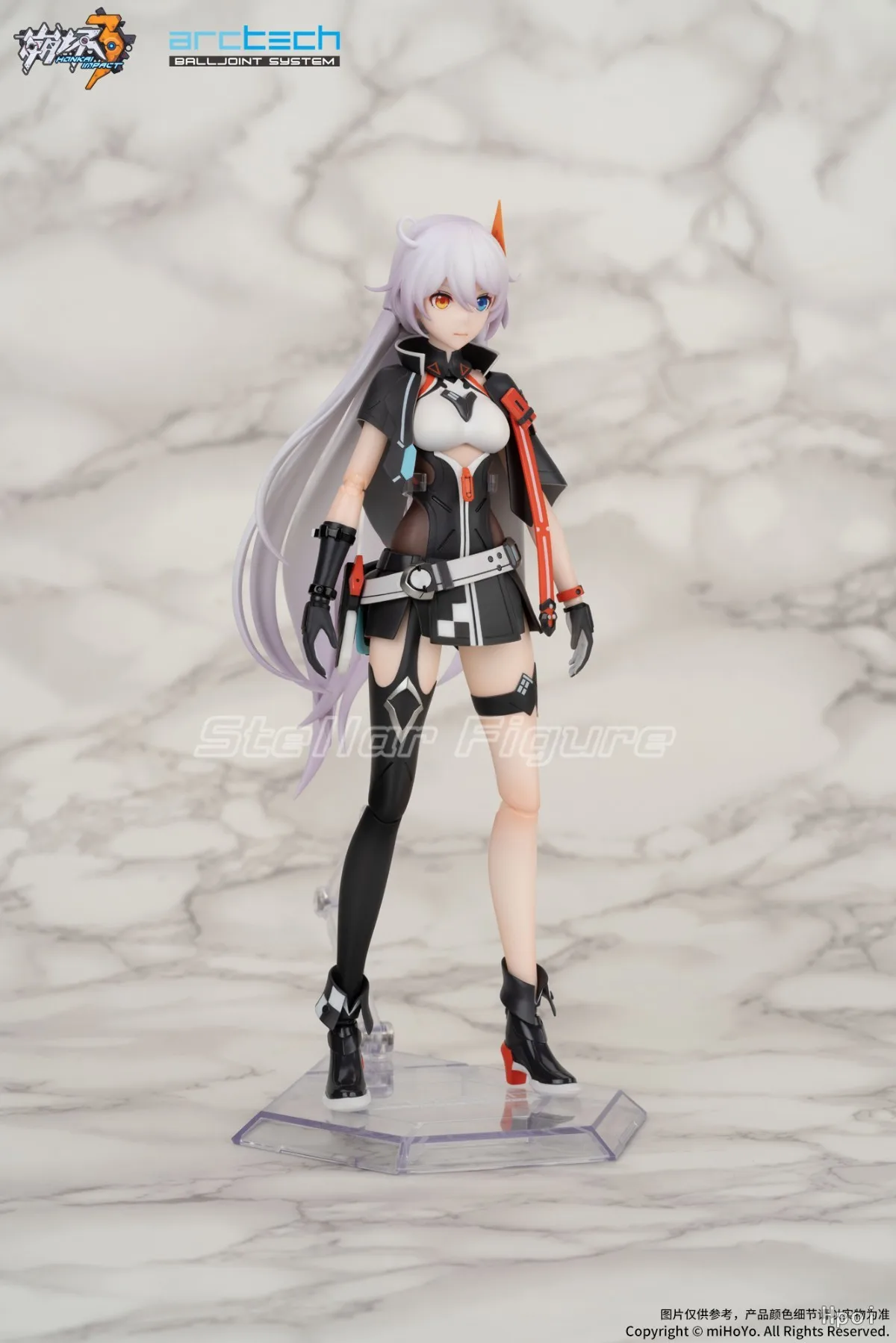 【SF】Auf Lager APEX-TOYS ARCTECH 3 Kiana Kaslana Figuren mit 1/8 Verhältnis, Animationsspielzeug-Sammlung