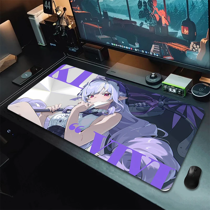 Large Game Mousepad XXL Computer Gaming Accessories Locking Edge Zenless Zone Zero Hoshimi Miyabi Non-Slip Mouse Mat Table Mat