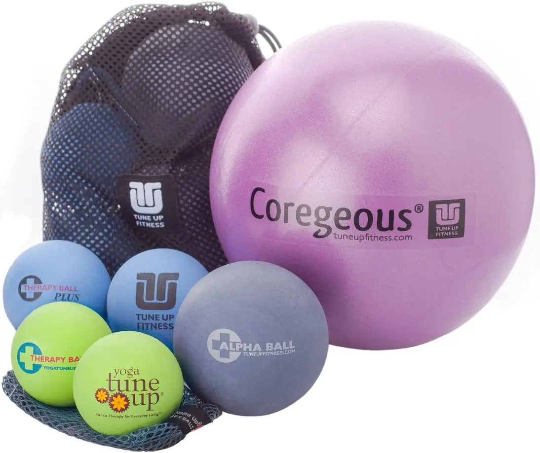 

Полный комплект для самостоятельного ухода с терапевтическими шариками для облегчения мышц и использования в дороге.