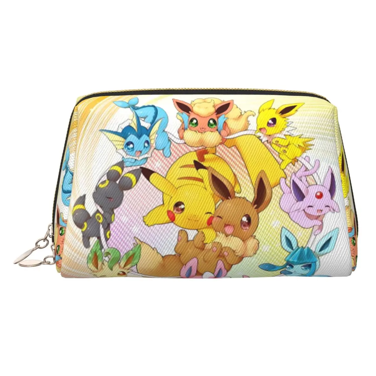 

Custom P-Pikachues Anime Collage Cartoon Travel Cosmetic Bag Makeup Toiletry Organizer Lady Beauty Storage Dopp Kit