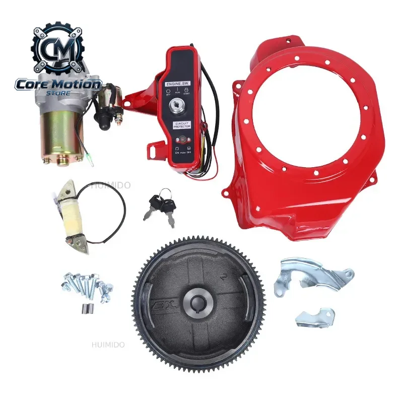 Micro-tiller Accessories Agricultural Machinery Accessories GX160/GX390 Hand Start To Electric Start Kit Gas-oline Engine Motor
