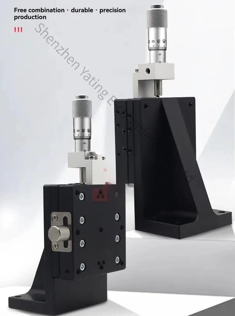 LV60-C2 Z-axis Vertical Lifting Displacement Platform Fine-tuning Table Manual Sliding Table Lifting Table