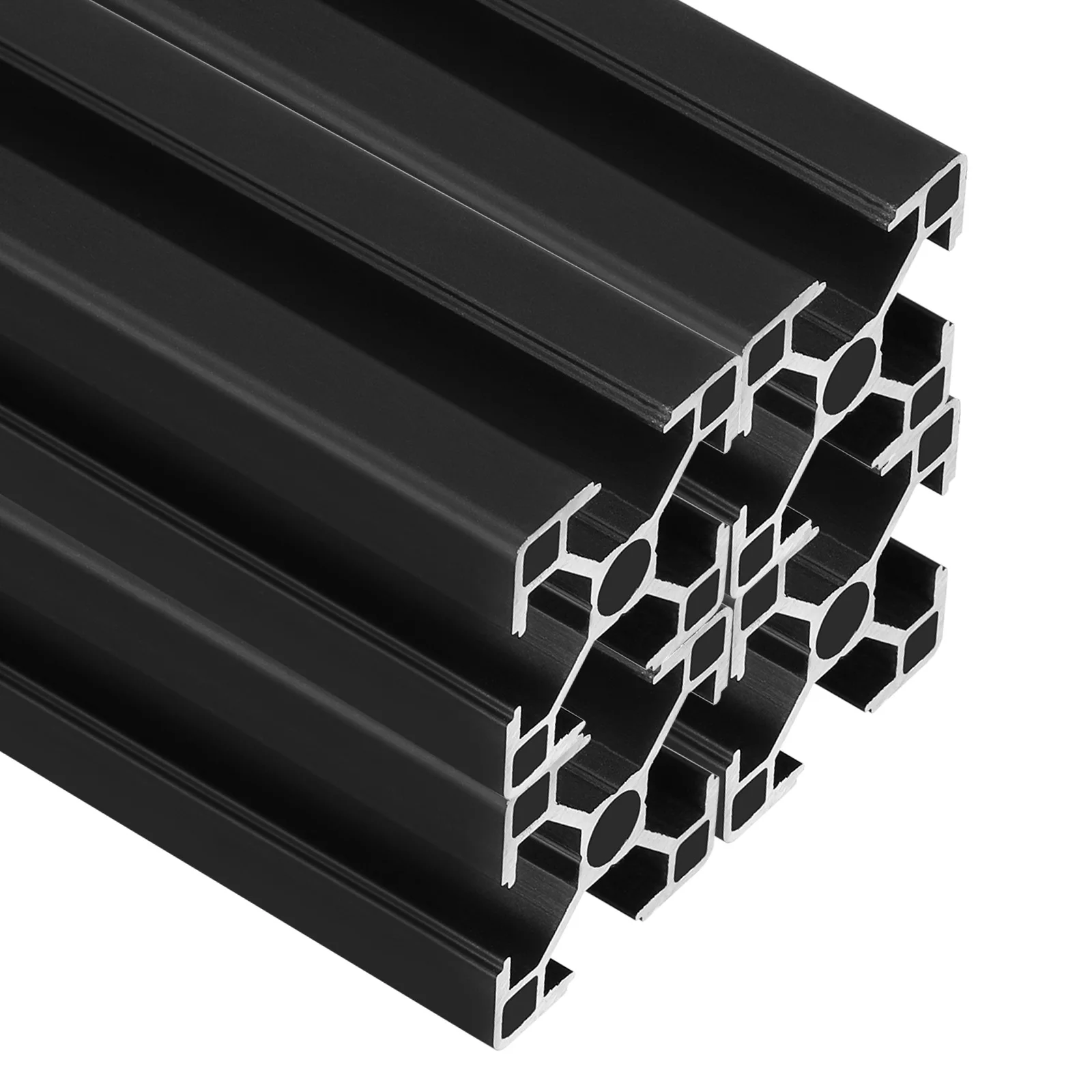 2/4Pcs 100-450mm 3030 Aluminum Extrusion Profile European Standard Anodized Linear Rail for 3D Printer Part Linear Rail Guide