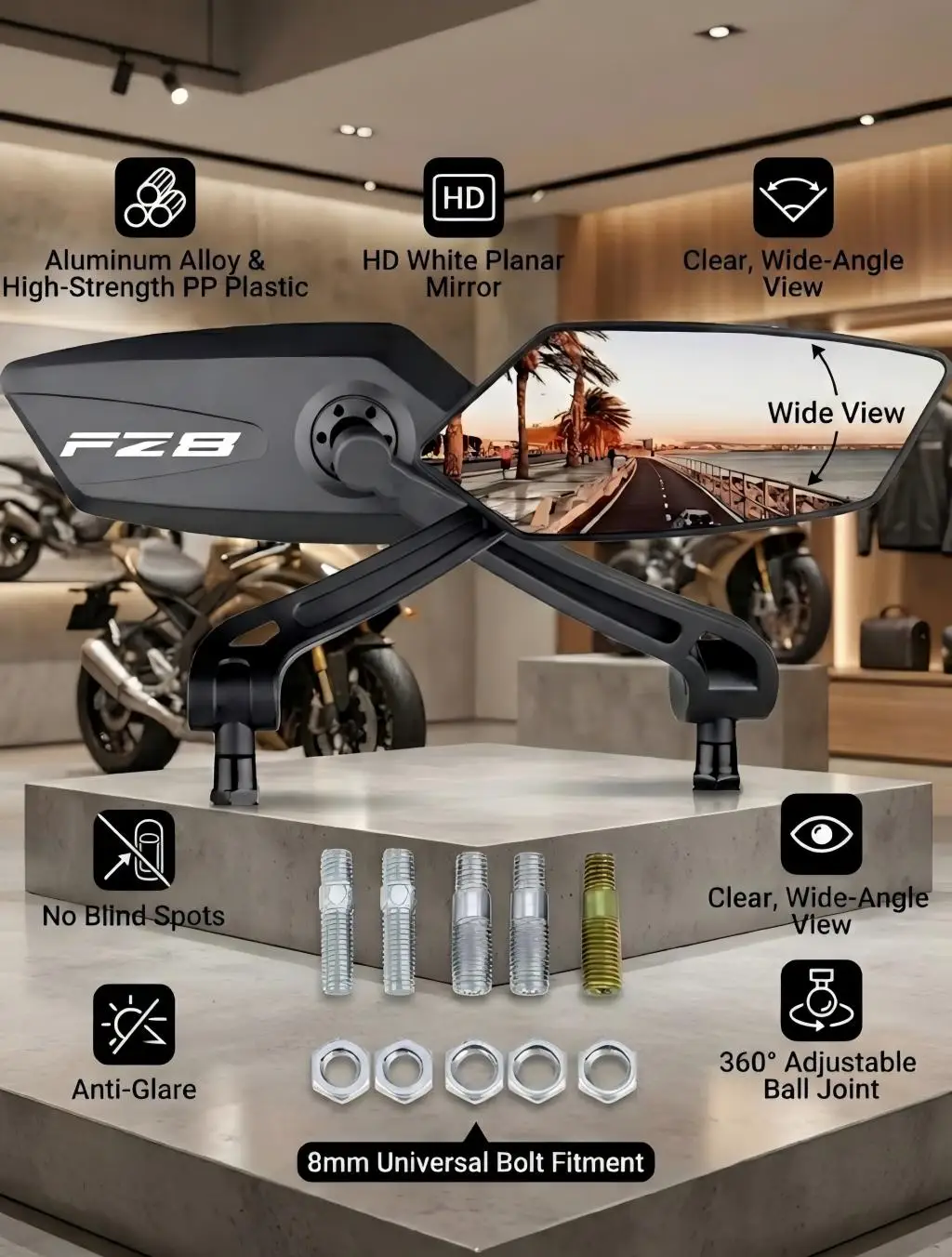 Motorcycle Rear Vie…