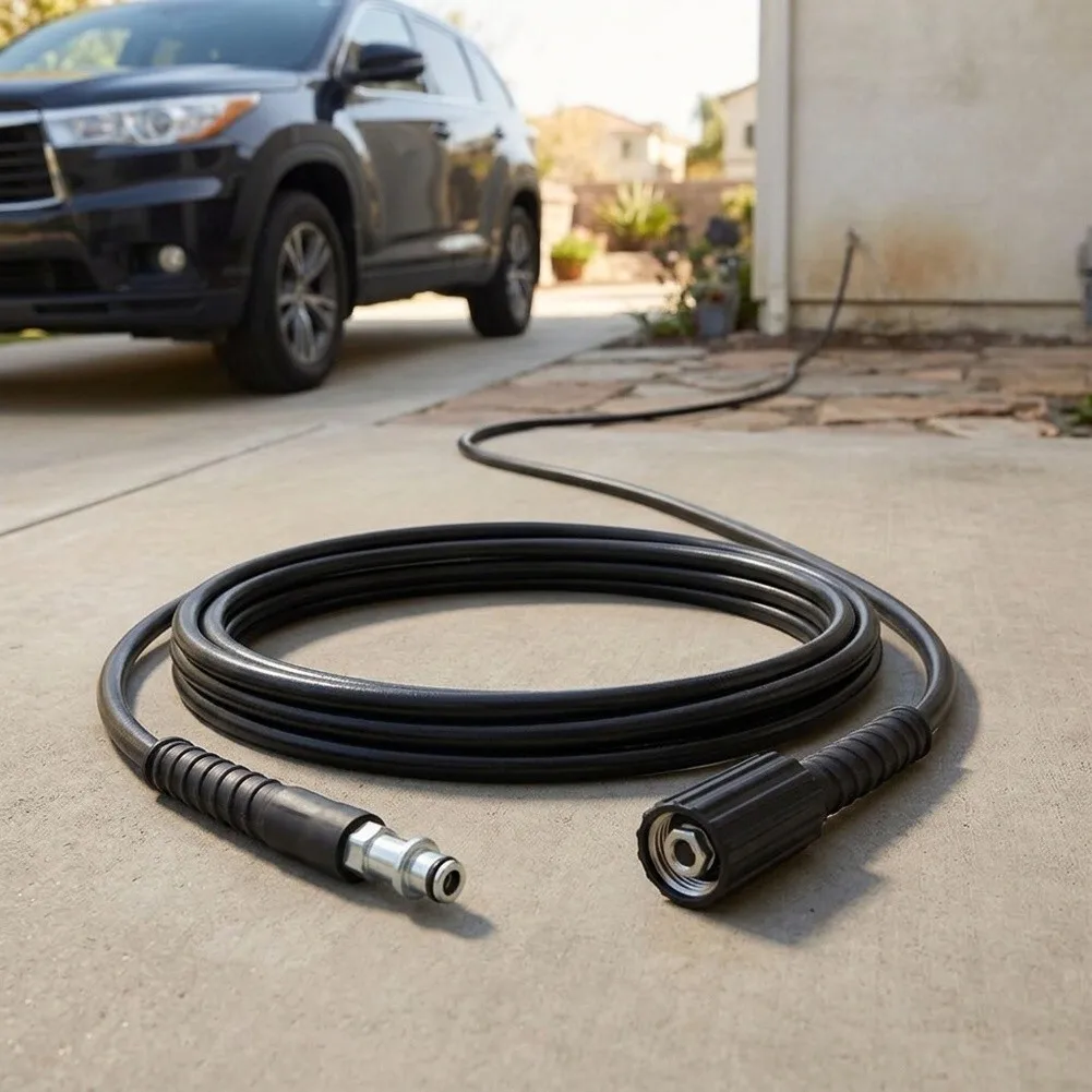 Rubber Extension Hose for Karcher For K2 K3 K4 K5 For K7 Models 6m 8m 10m 15m 20m Car Washing Hose Easy Attachment