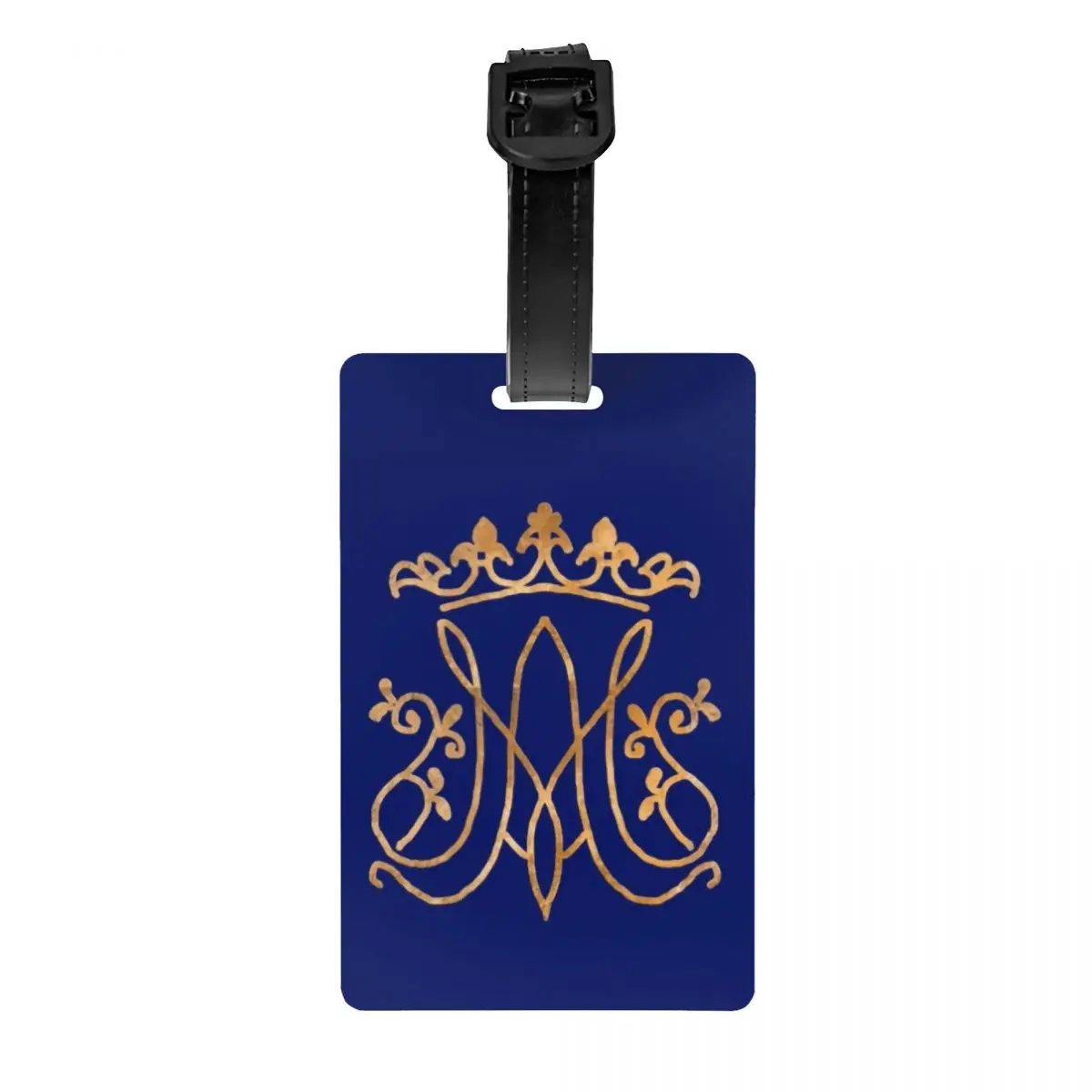 Ave Maria Monogram Luggage Tag Catholic Jesus Suitcase Baggage Privacy Cover ID Label