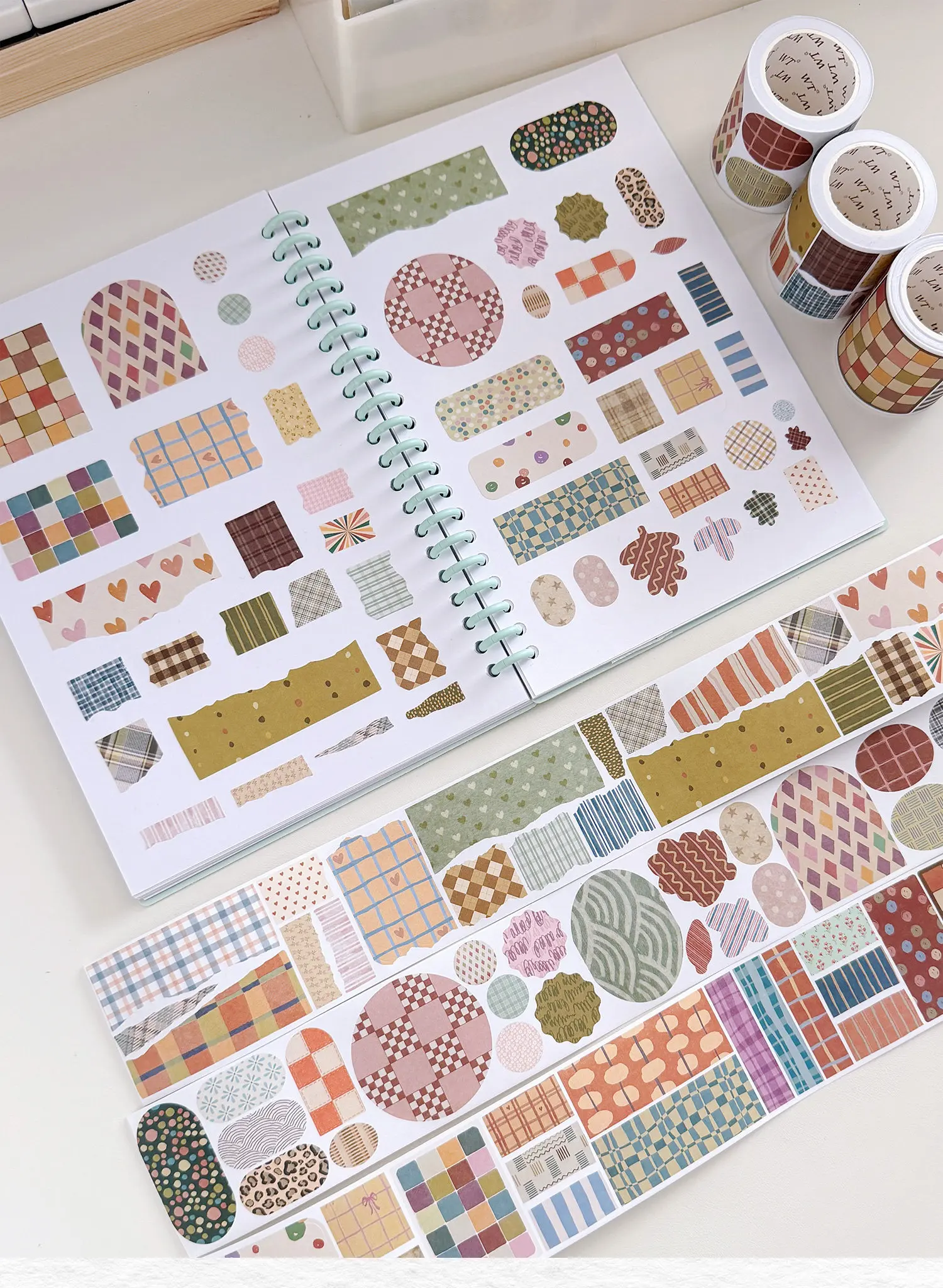 WT Studio Vintage Grids Circle - Washi Tape Set review and price