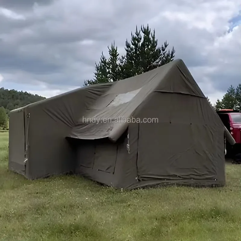 2025 أحدث تصميم المصنع الشتاء الهواء نفخ المقصورة منزل خيمة التخييم في الهواء الطلق
