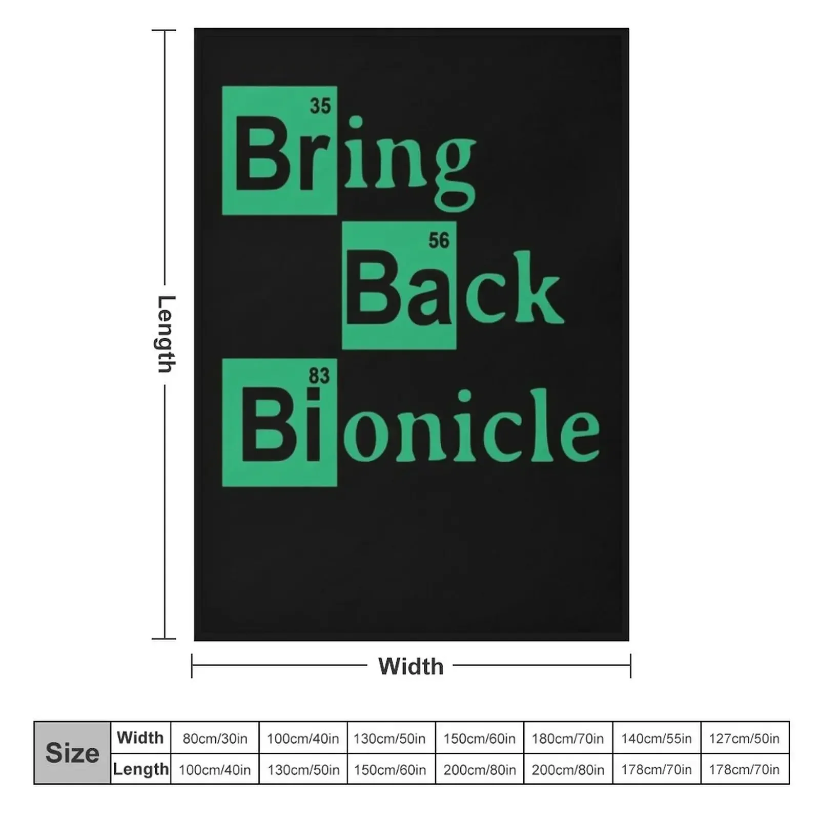 Bring Back Bionicle Throw Blanket couch cozy soft plush fuzzy picnic outdoor blanket