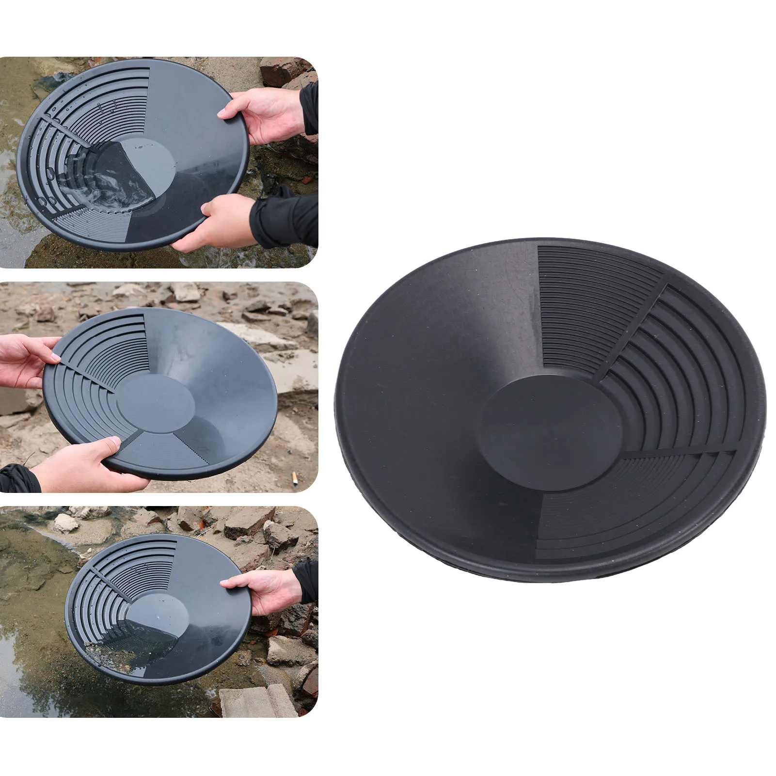 

Портативный набор для начинающих золотоискателей: лоток для золота и инструменты для сбора металла для приключений на природе