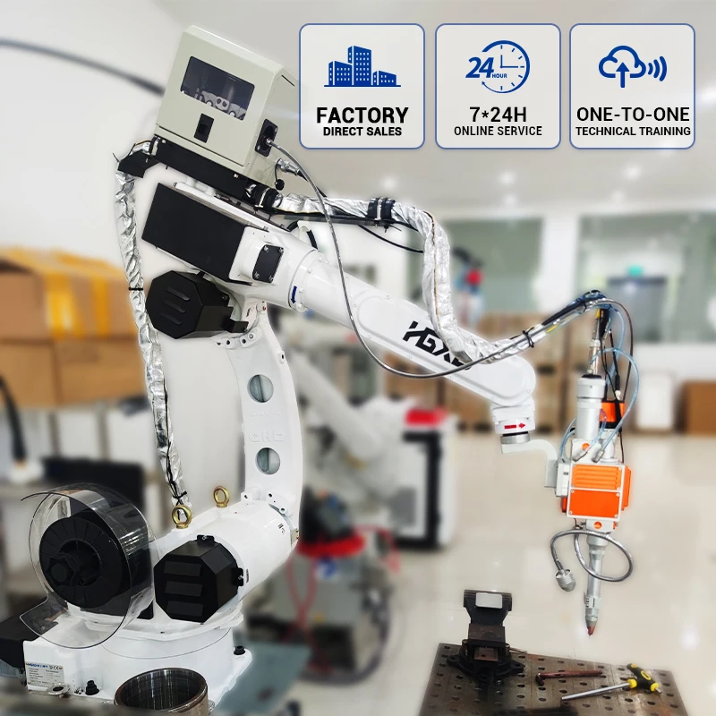 

Vision positioning intelligent welding robot arm workstation HRG