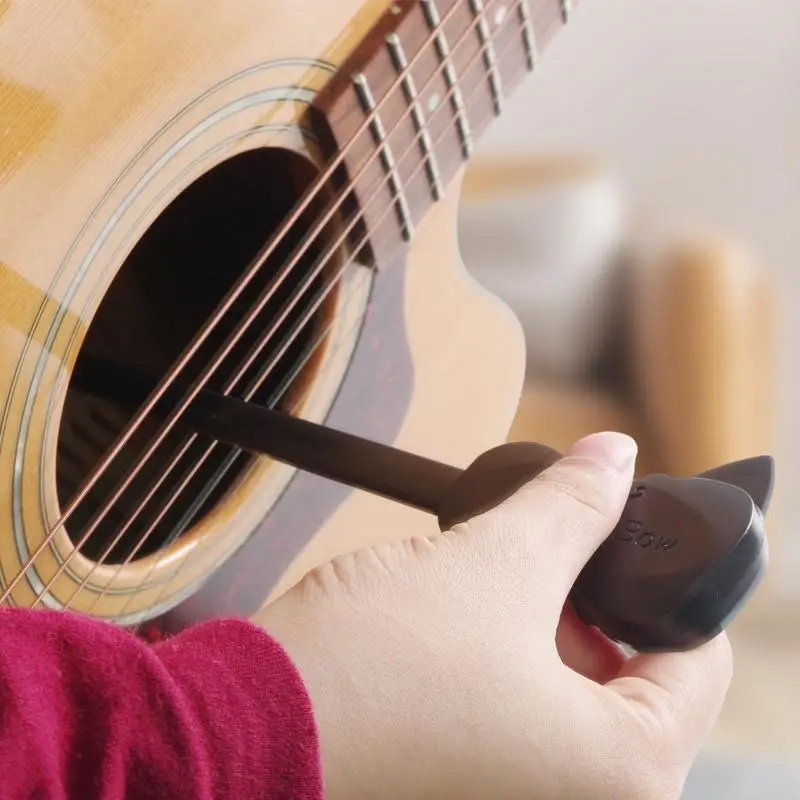 Arco per chitarra a doppia faccia plettri a doppia faccia Stick per la riproduzione di chitarra acustica attrezzatura per strumenti musicali