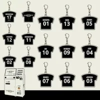 Korean Fashion Boys Band New Album Keychains Hoshi Mingyu Wonwoo Keyrings for Accessories Bag Key Chain Ring Jewelry Fans Gifts