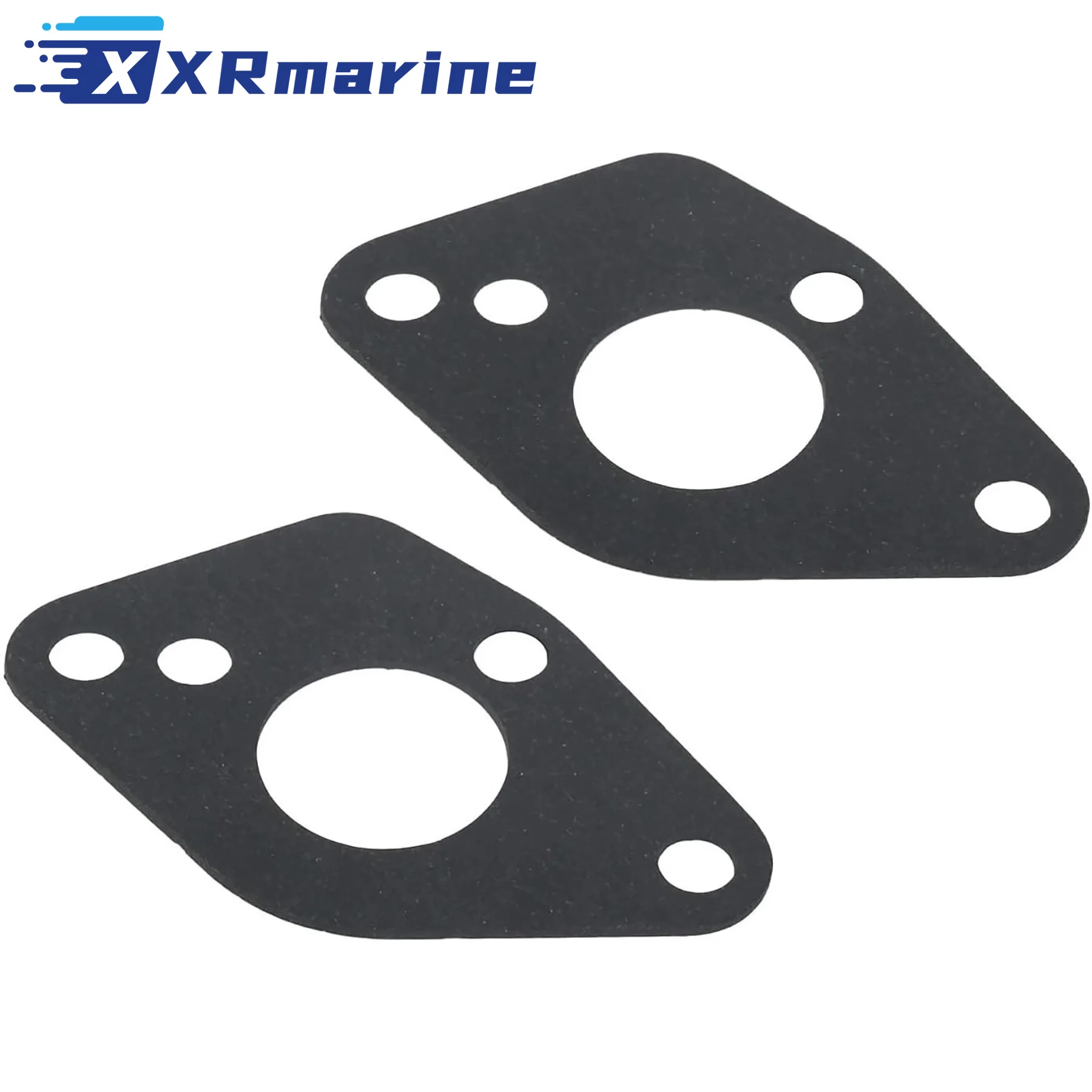 2 Pcs Marine Carburetor Gasket 27-16327 Replacement for Mercury Mariner 2 Stroke Outboard 4HP 5HP 6HP 8HP 9.8HP Engines view 2