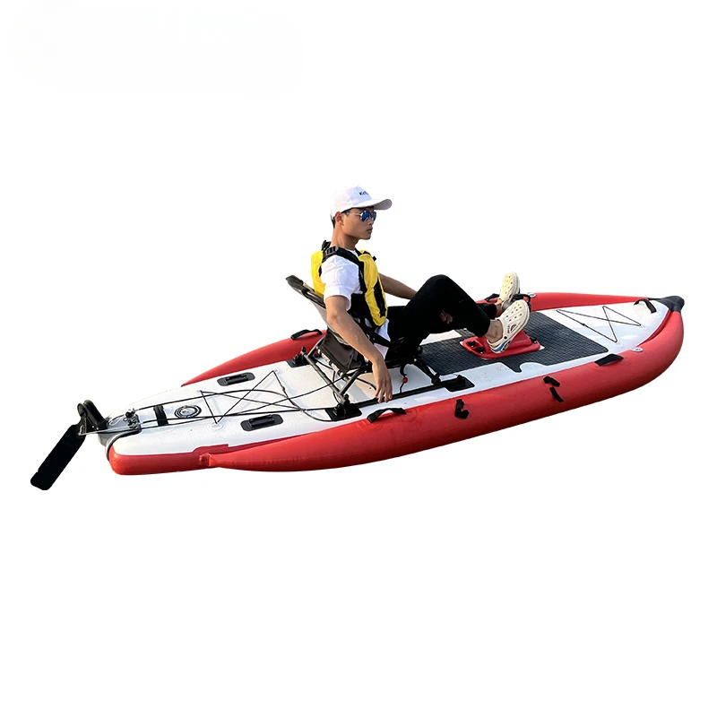 Inflatable SUP board PVC Foot Pedal Fishing Kayak Pedal Kayaks With Pedal System