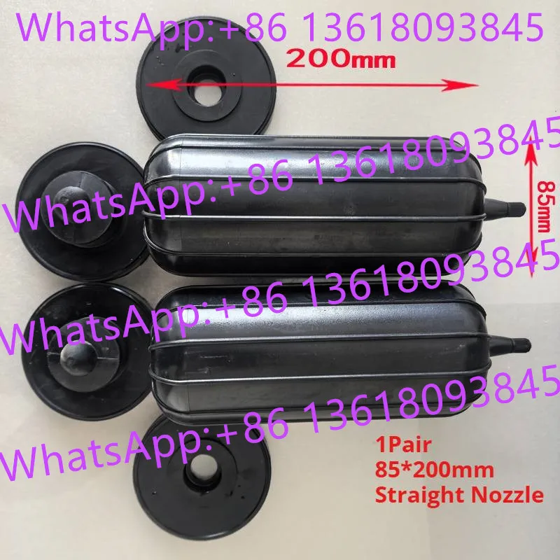 85200mm Straight Car Rear Suspension Spring Airbag Noise Reduction for Sedan SUV Off-Road Vehicles Automobile Air Shock Absorber