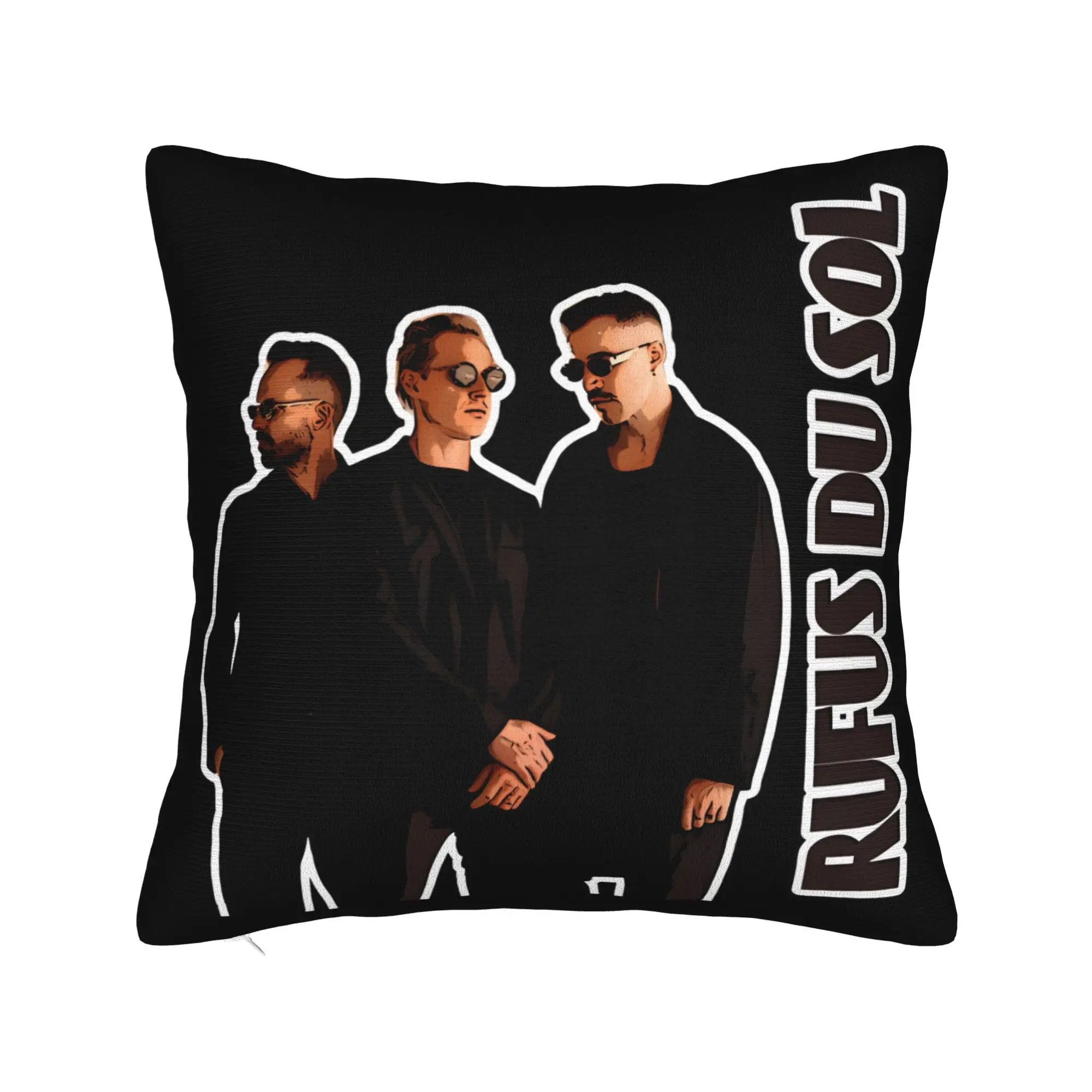 Decorative Pillowcase Rufus Du Sol 2026 Concert Accessories Home  Pillow Case Cover Square Multi-Size