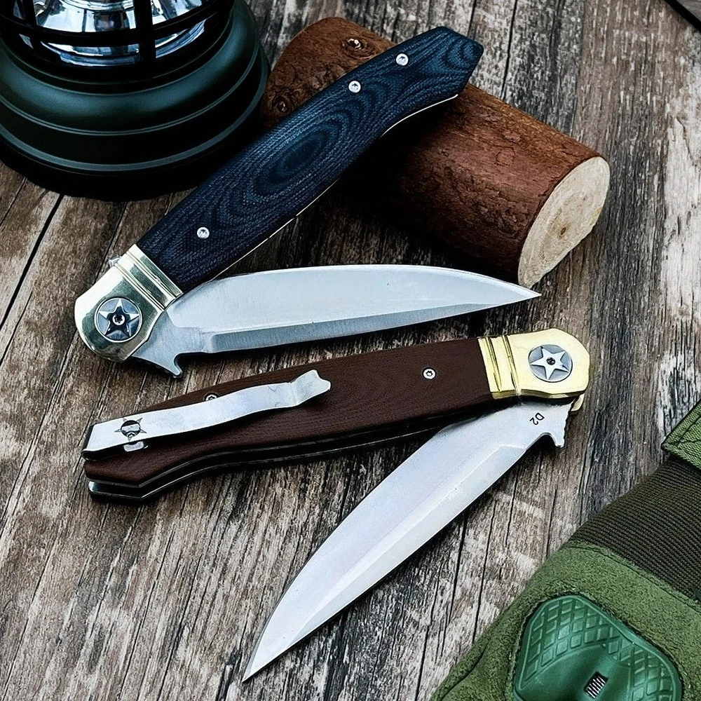 

Высокопрочный складной нож EDC для выживания, туризма, рыбалки, из стали 440C, для горных приключений, походов, мультитул, повседневный нож-резак