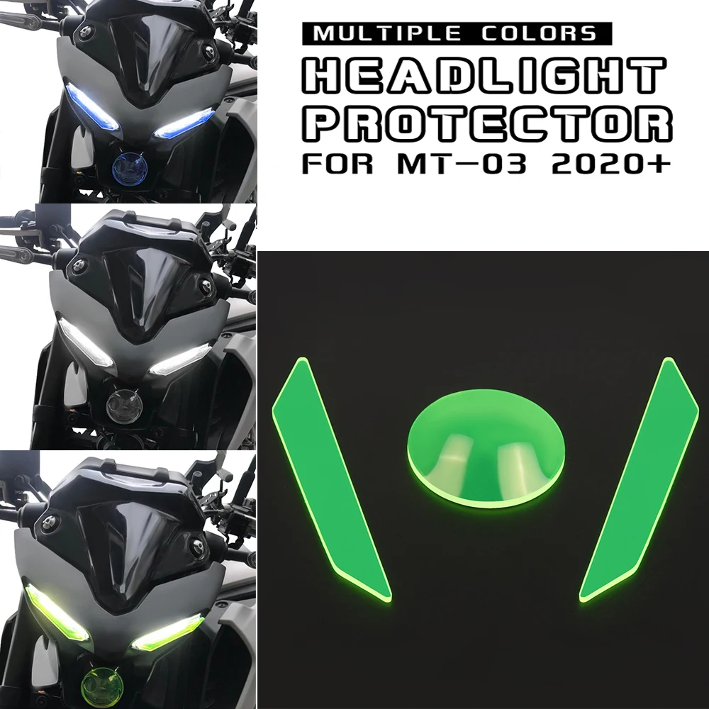 

For Yamaha MT-03 MT 03 MT03 2020-2022 2023 2024 Motorcycle Front Headlight Protection Grille Guard Headlamp Screen Shield Lens