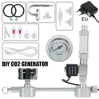 For Aquatic Plant Growth CO2 Generator System Kit Aquarium Equipment Bubble Counter Diffuser With Solenoid Valve